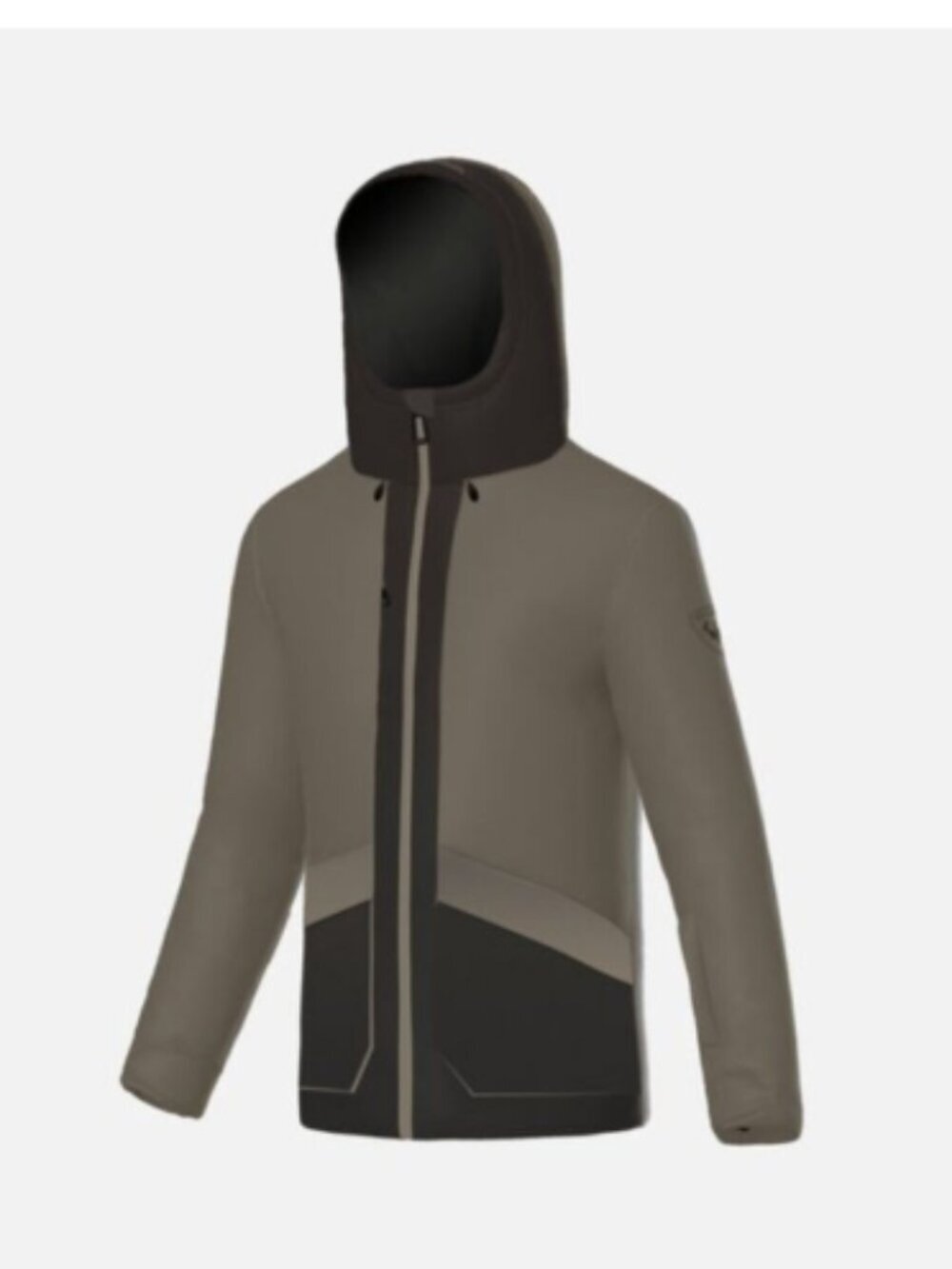 Rossignol Men's Medium Shell Corbet's 2L Ski Jacket Khaki Black NWT Snow 2-Layer